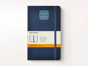 Moleskine Classic Notebook - Expanded Extra Thick Sapphire Blue
