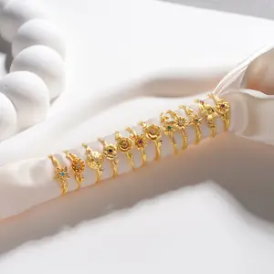 Personalized Adjustable Birth Flower Ring – A Touch of Meaningful Elegance Perfect Gift Quality Craftsmanship