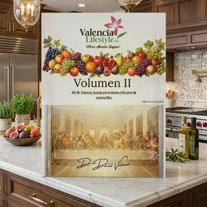 [NEW 2026] Valencia Lifestyle Volumen II, Edición en Español por Dr. Daniel Valencia, Recetas de Cocina y Guía de Estilo de Vida, Libro de Alimentación, Bienestar y Hábitos Saludables
