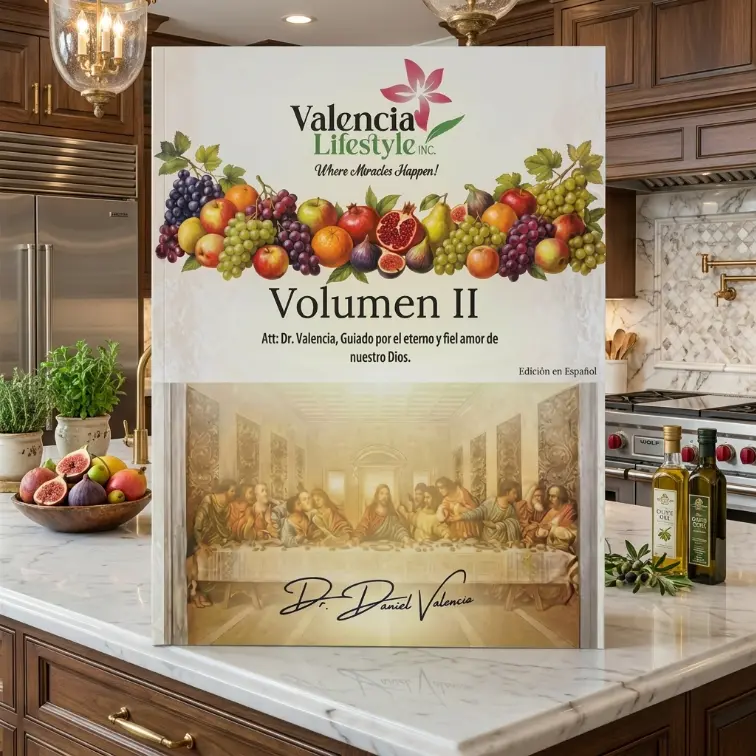 [NEW 2026] Valencia Lifestyle Volumen II, Edición en Español por Dr. Daniel Valencia, Recetas de Cocina y Guía de Estilo de Vida, Libro de Alimentación, Bienestar y Hábitos Saludables