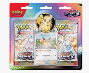 [SHIP SEAL] Pokemon TCG: Prismatic Evolutions 2-Pack Blister [Eevee]