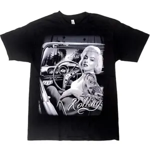 Marilyn Monroe Rolling T Tee T Shirt