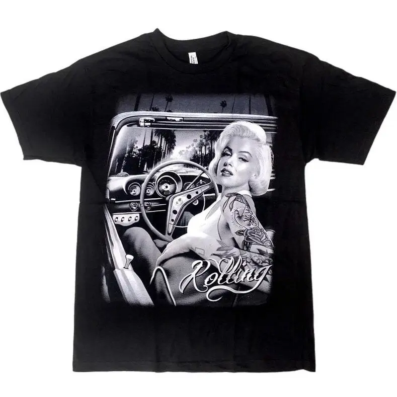Marilyn Monroe Rolling T Tee T Shirt