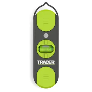 TRACER Magnetic Stud Finder Tool – Find 3 Studs - Includes 2X Magnetic Marker Tags Fast, Accurate Stud Detection for Drywall, Plasterboard & Timber, Hands-Free Marking, Professional Trade Use