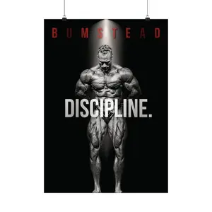 Chris Bumstead Poster, Bodybuilding Wall Art, Motivational Gym Print, Fitness Wall Decor, Sports Poster, Man Cave Art