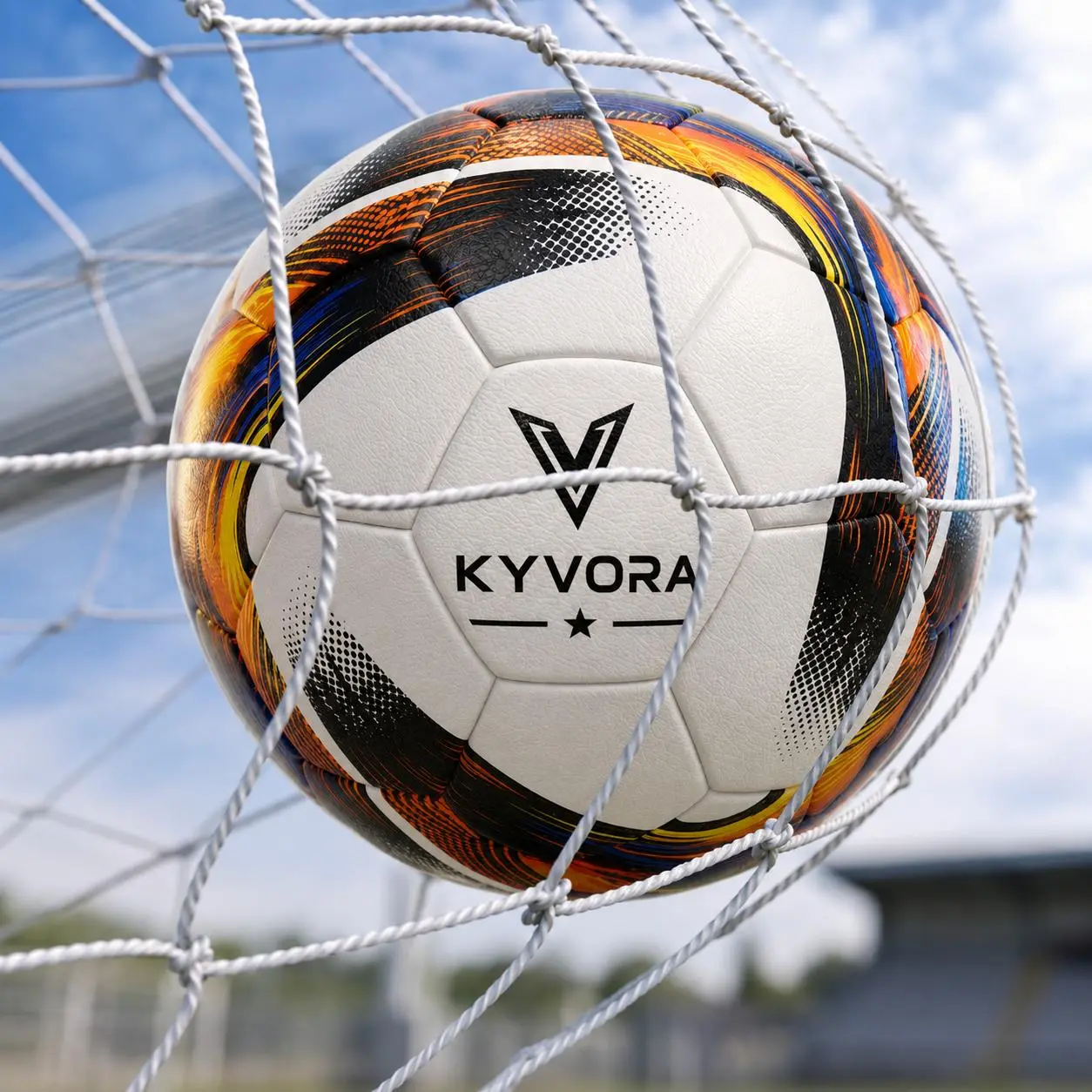 KYVORA Size 5 Football – Lightweight Training Soccer Ball for Kids & Beginners – Soft & Durable for Outdoor Play
