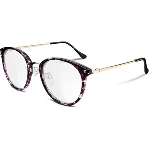 FEISEDY Women Vintage Glasses Frames Round Eyewear Clear Lens B2260