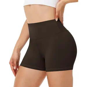 Women's Workout Biker Shorts - 3"/5"/8" High Waisted Tummy Control Spandex Booty Shorts for Volleyball Gym Yoga Dance