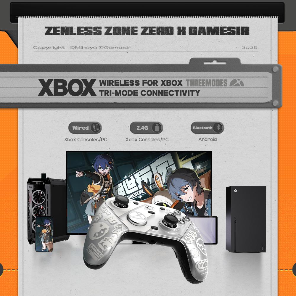GameSir G7 Pro Zenless Zone Zero Edition Wireless Controller for XBOX, PC & Android GameSir G7 Pro Zenless Zone Zero Edition Wireless Controller for XBOX, PC & Android