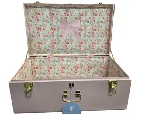 Pink Bow Keepsake Trunk