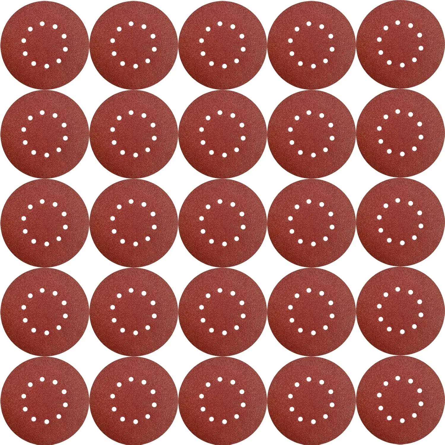 50 Pack 9-Inch 10 Hole 60 Grit Hook-and-Loop Drywall Sandpaper - Aluminum Oxide Sanding Disc for ?9" Drywall Sander  Furniture Finishing ...