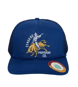 Sendero Provisions Co. Ride or Die Hat - Blue Mesh Back Adjustable Snapback Closure 5-Panel Hat