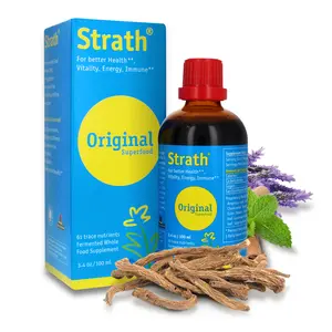 Nature's Answer Inc. Strath Original Superfood - 8.4 Fl Oz Fermented Herbal Yeast Postbiotic Supplement for Metabolism Support Vegetarian Lactose-Free No Artificial Additives - Healthcare