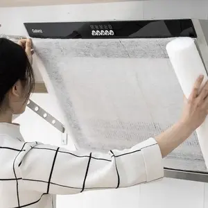 5/10M Disposable Hood Oil Filter Paper Non-woven Cooker Hood Range Hood Anti Oil Extractor Fan Filter Kitchen Hood Grease Anti Oil Cotton