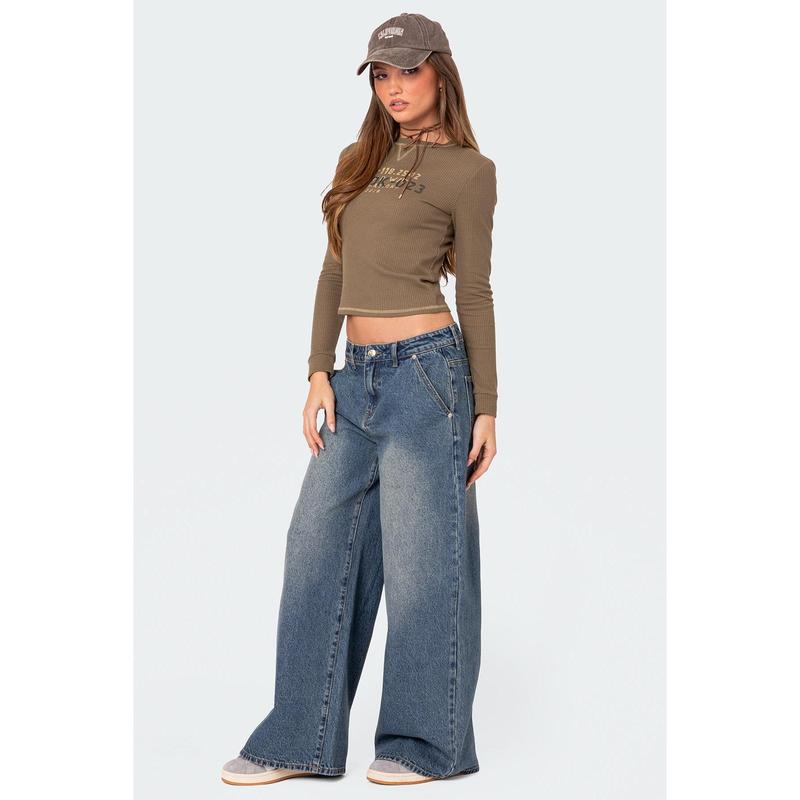 Jakarey Low Rise Baggy Jeans