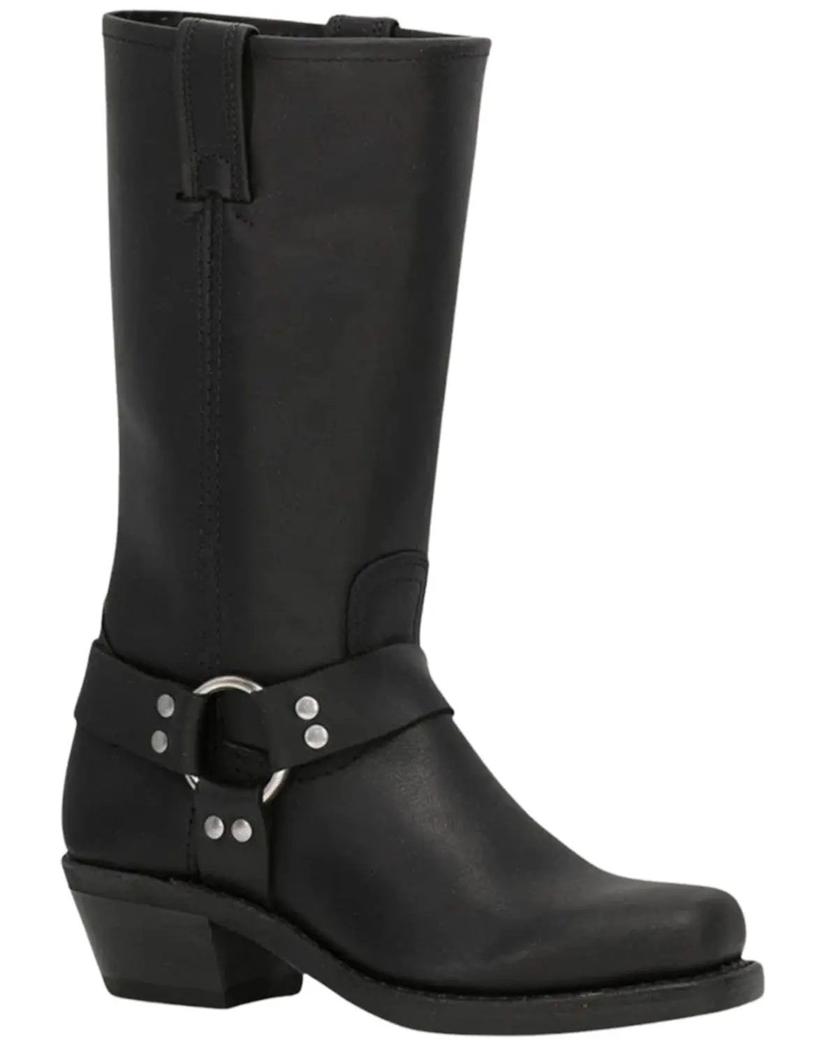 Frye Women's Women'S Harness 12R Boot Square Toe - 77300-Blk