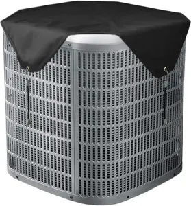 Air Conditioner Covers for Outside Units, AC Cover for Central Unit Top Duty-Resistant Fits Up to 36 x 36 Inch, Black