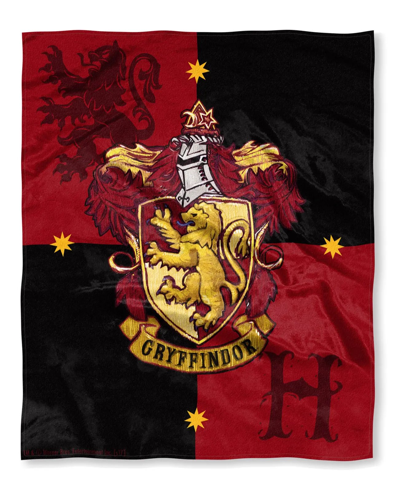 Harry Potter House Crests Silk Touch Throw Blanket 50" x 60" Choose From All 4 Houses