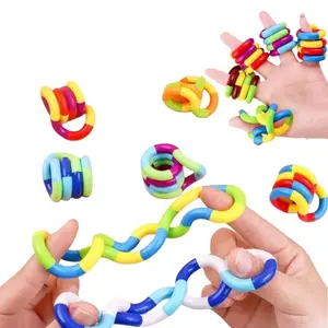 5PCS feeling fidgeting toy twisting ring rope to relieve stress music rhythm anxiety relief toy adult ADHD tool