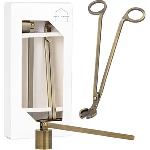 Candle Wick Trimmer and Candle Snuffer Accessory Set – Pick Your Color