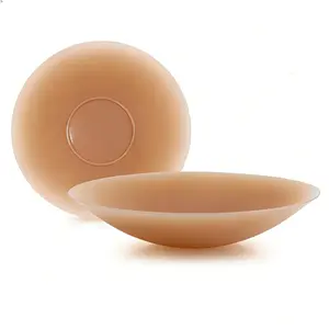 Nipple Covers for Women with Reliable Stickiness, Invisible Seamless Pasties, Reusable with Portable Storage Box
