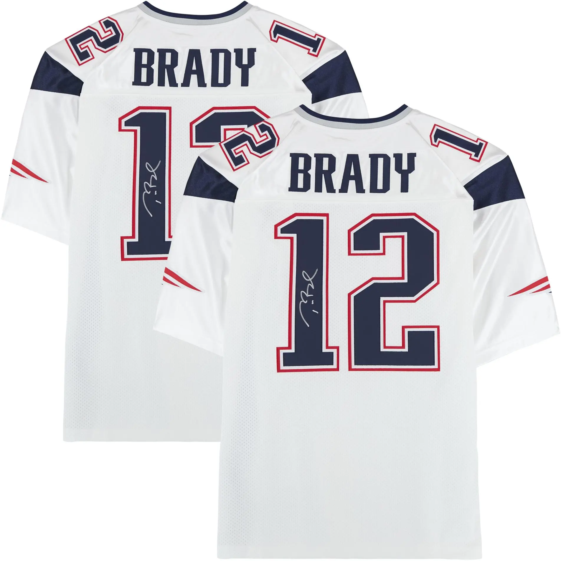 Tom Brady New England Patriots Autographed Mitchell and Ness White 2000 Authentic Jersey - Fanatics Authentic Certified