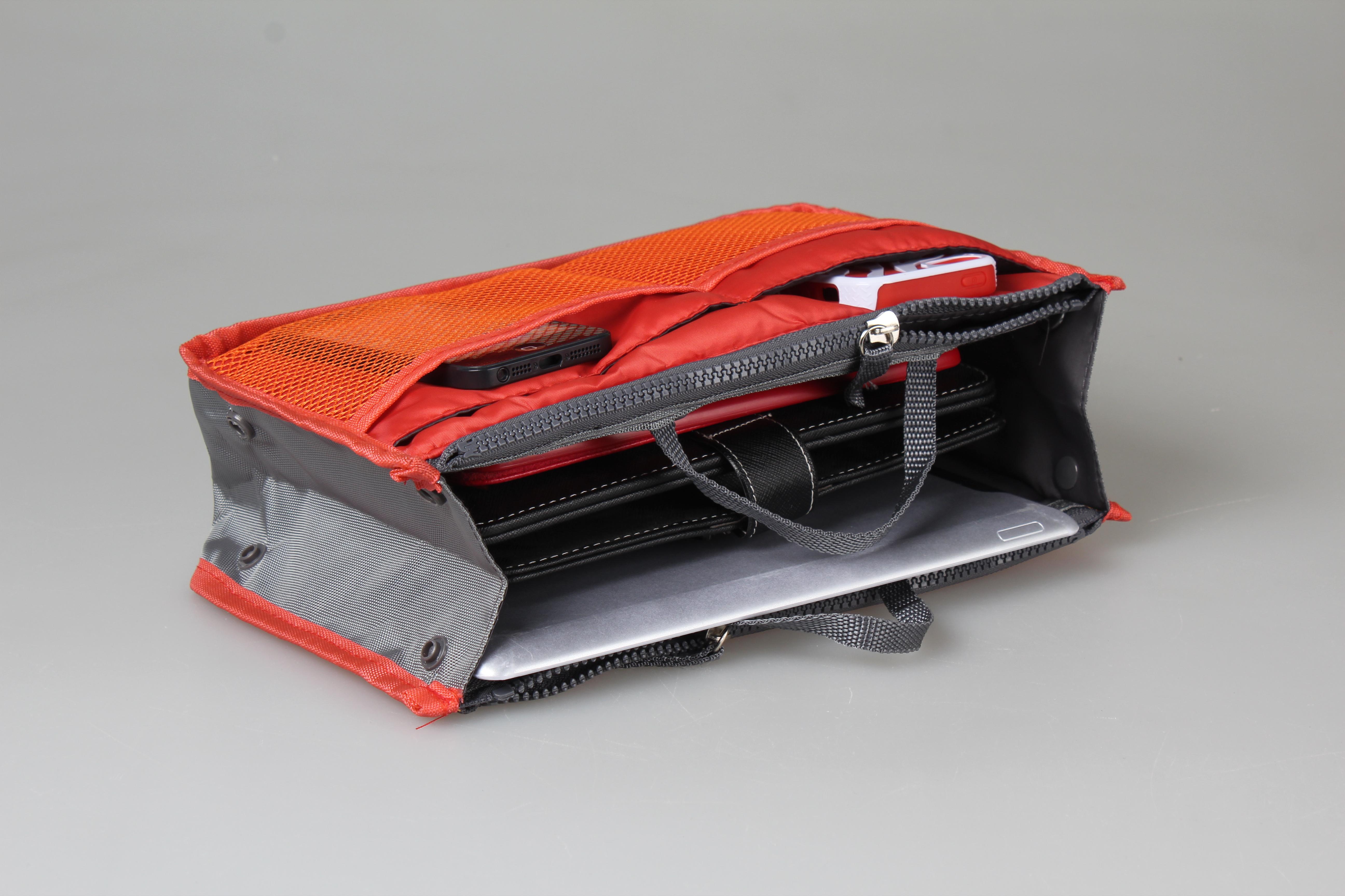 The Ultimate Handbag Organizer! Travel Insert with Hand Strap – Keep Makeup & Toiletries Neat, Fits Any Purse – Must-Have for Women on the Go