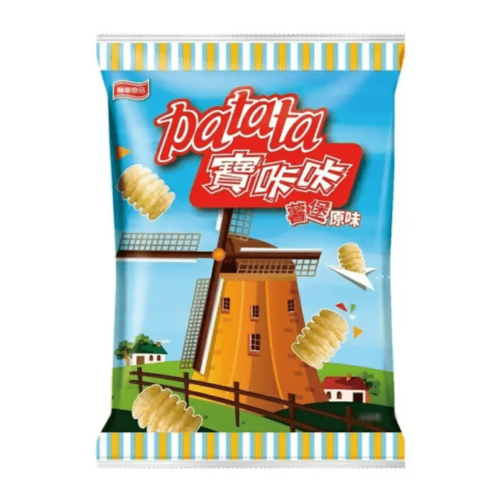 Cadina Potato Chips - Lian Hwa Foods 29g Single-Serve Onion Flavored Salty & Savory Bite-Sized Crisps & Puffed Snacks, Portable Packaged On-the-Go Snack