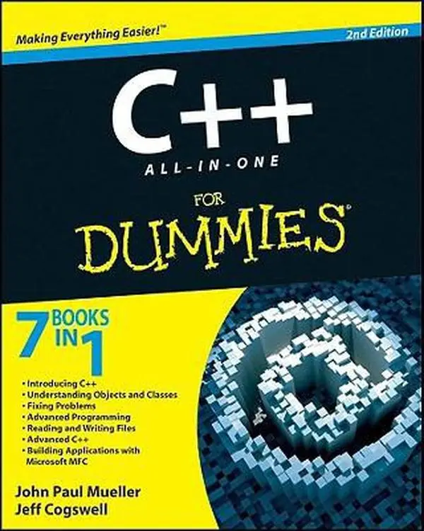 USED Book - C++ All-In-One Desk Reference For Dummies by John Paul Mueller (Paperback) - english