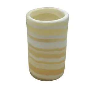 Alabaster Candle Holder