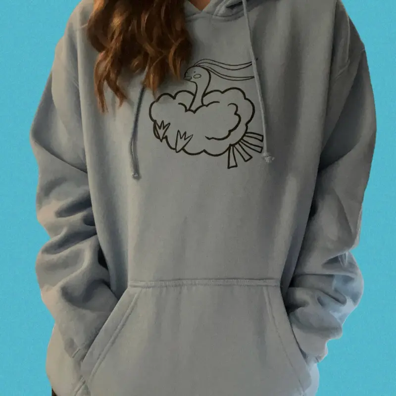 Cloudy Bird 2 Hoodie