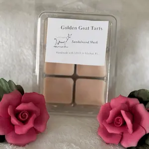 Golden Goat Sandalwood Musk Soy Wax Tarts  Candle