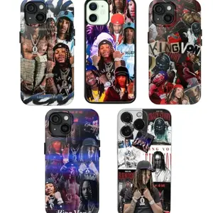 K-King Von Rapper Phone Case Singer Cover Compatible with iPhone X, 11, 12, 13, 14, 15, 16, 17 Series & Galaxy Series