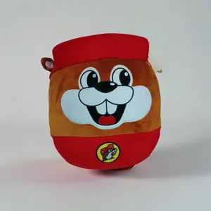Buc-ee's Soft n' Squishy Pillow Limited Edition Plushie with Iconic Beaver Face for Cozy Moments and Endless Smiles Premium Quality & Softness Perfect for Snuggling Home Decor Travel Companion