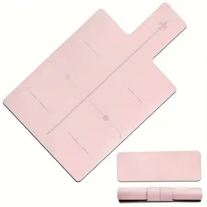 Pilates Body Shaping Machine Mat, Home Exercise Yoga Mat, Body Shaping Machine Mat, Yoga Mat Non-Slip, Pilates Body Shaping Machine Exercise Home Exercise Yoga Mat, 5mm Thick (24 Inches), Pink