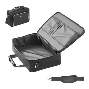 fathersdaygift VEVOR PS5 Carrying Case, Travel Bag for Playstation 5 PS5 Slim Waterproof Nylon, Soft Interior Lining Padded Dividers for Extra Protection, Spacious Design with Carry Handle for Storage, Home