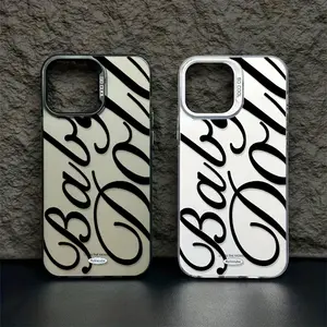 Phone Case - English Letter Pattern Stylish Anti-Fall Phone Case Cover for Apple 15Promax Phone Case Iphone11/11Proamax/11Pro/12/12Pro/12Promax/13/13Pro/13Promax/14/14Pro/14Promax/15/15Promax/15Pro/16/16Pro/16Promax Protective Case