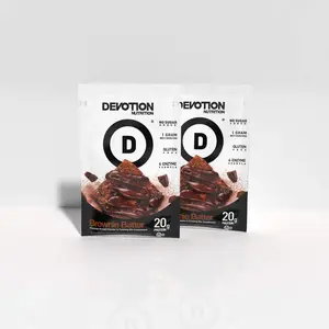 Devotion Nutrition Brownie Batter Flavor Protein Powder Sample Pack - Gluten Free, Keto Friendly, No Added Sugars | 1g MCT | 20g Whey & Micellar Protein