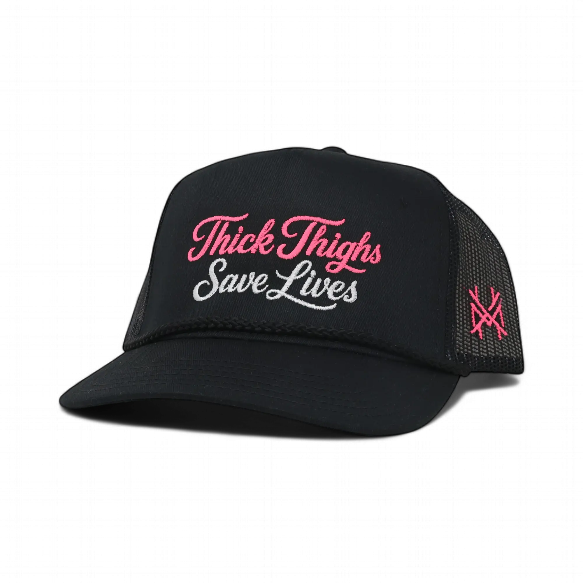 Thick Thighs Save Lives Premium Trucker Snapback Hat