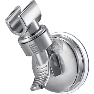 Adjustable Shower  Holder (ABS Plastic, PVC, , Suction Mount)