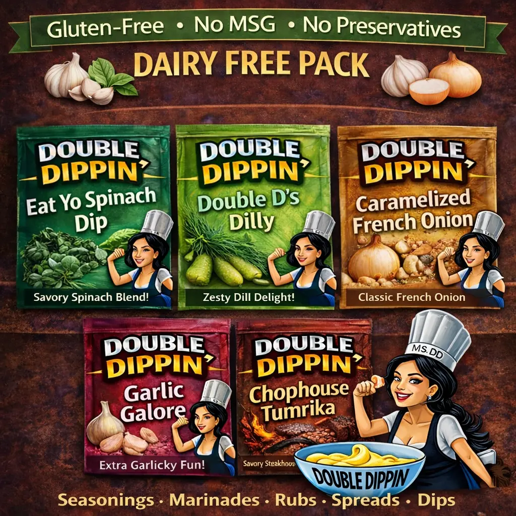 Double Dippin "Dairy Free 5 Pack"