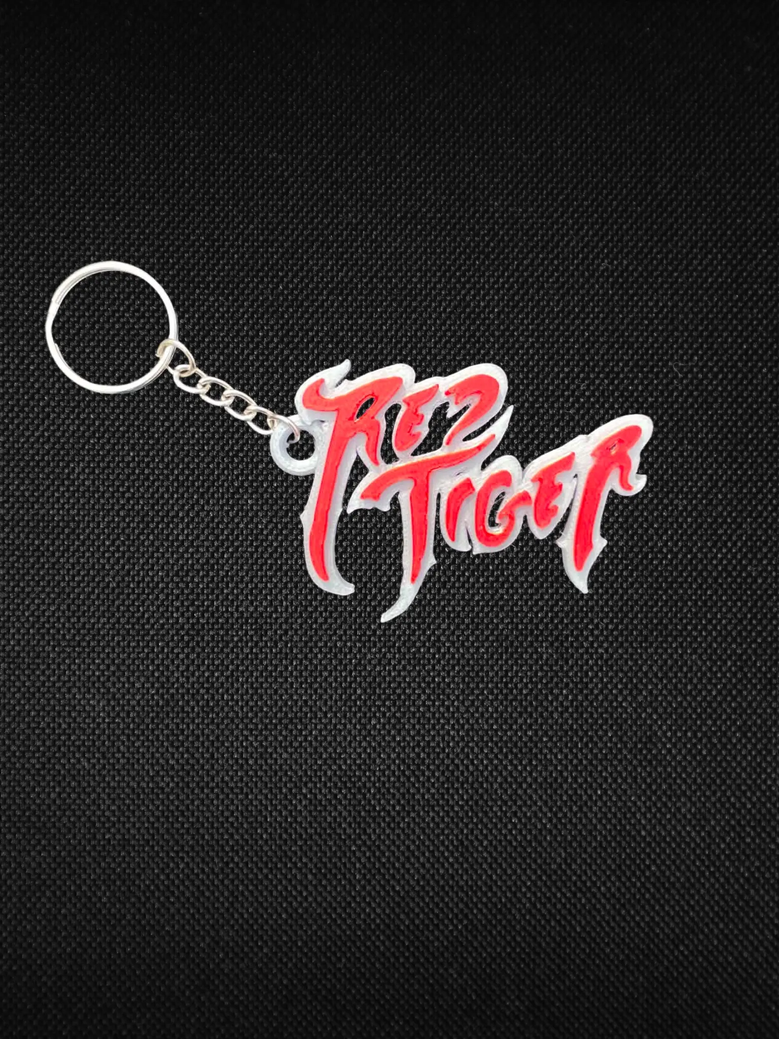 Red Tiger Band - 3D Logo Keychains