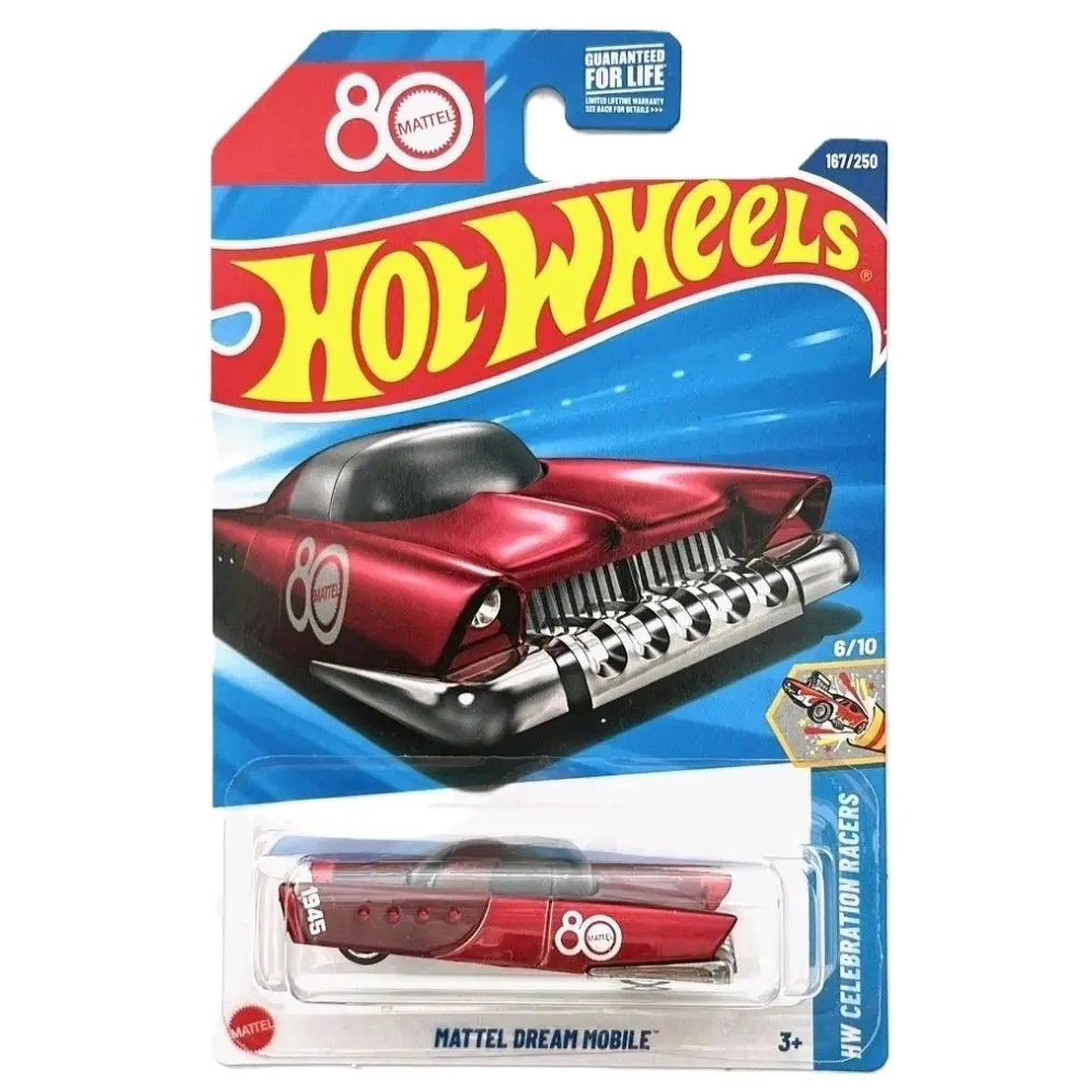 Hot Wheels 2025 Mattel Dream Mobile #167/250 HW Celebration Racers J Case new diecast vibes Rc Model Car