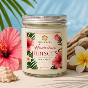 Hawaiian Hibiscus Soy Candle