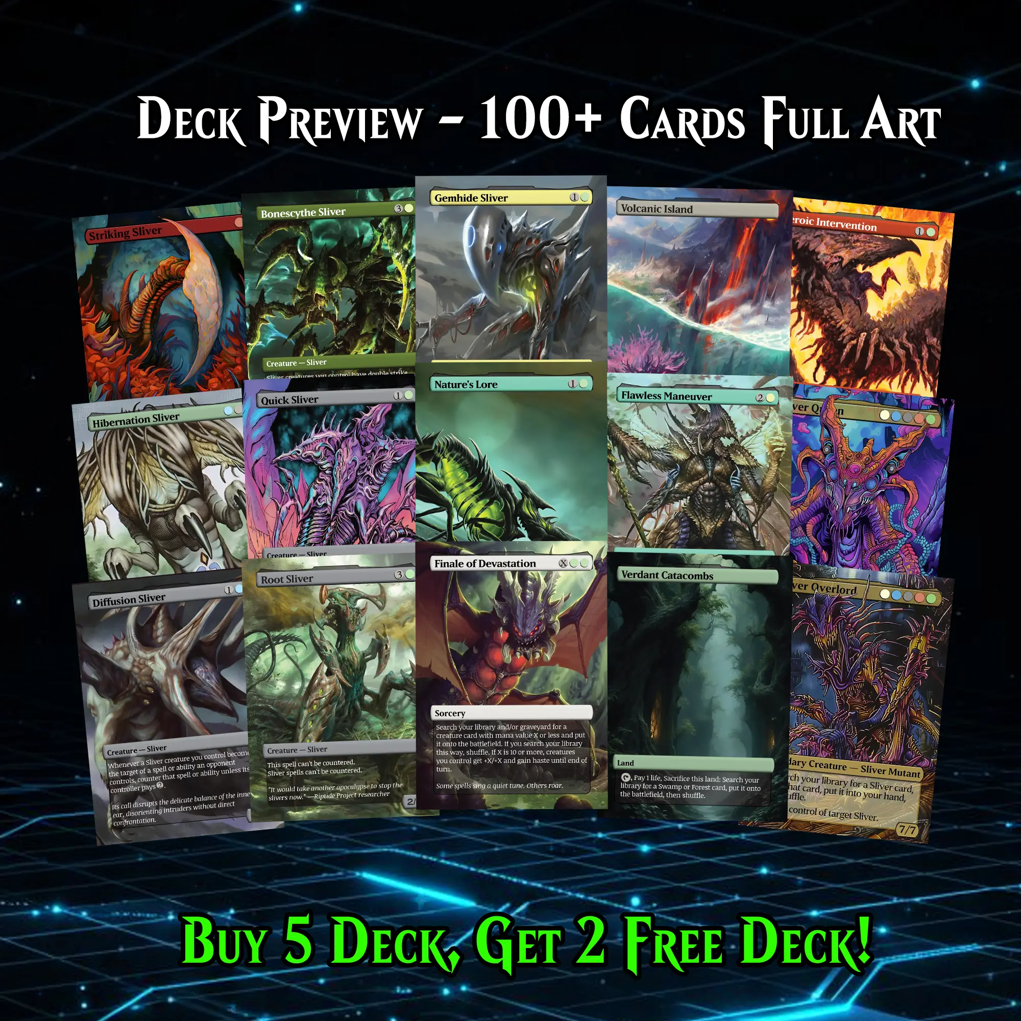 mtg custom commander decks for sale Amazon.com: Final Fantasy Magic The Gathering Commander Deck - Chocobo Bird  - Bant Blue Green White - EDH cEDH - 100 Card - Custom MTG Deck