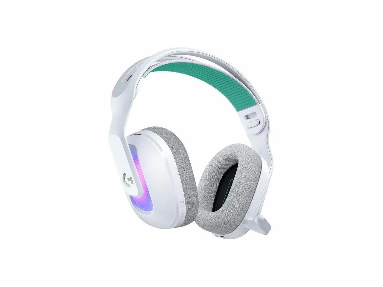Logitech G G522 LIGHTSPEED Wireless Gaming Headset, Tri-Mode Connectivity (LIGHTSPEED, Bluetooth, USB), LIGHTSYNC RGB, Full-Bandwidth Mic, Advanced Synchronized Audio, PC/Mac/Console – White