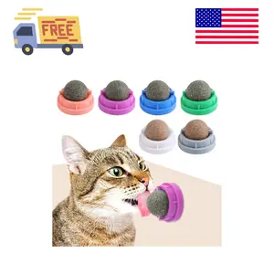 6PCS Catnip Balls for Cats Wall Catnip Toys Edible Cat Toys