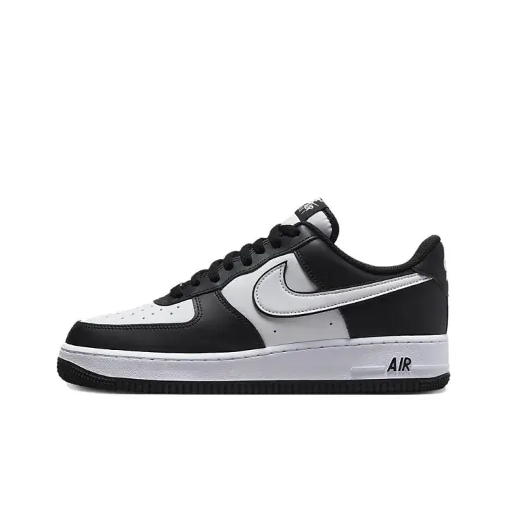 Panda Colorway Fashion Sneakers Basic Low Top Cut Black White Split Upper Hip Hop Versatile Daily Shoes