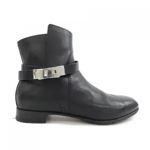 Pre-owned HERMÈS Calfskin Small Leather Goods Hermes Neo Kelly Buckle Calf Boots