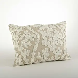 SARO  14 x 72 in. Rectangle Metallic Woven Table Runner Natural